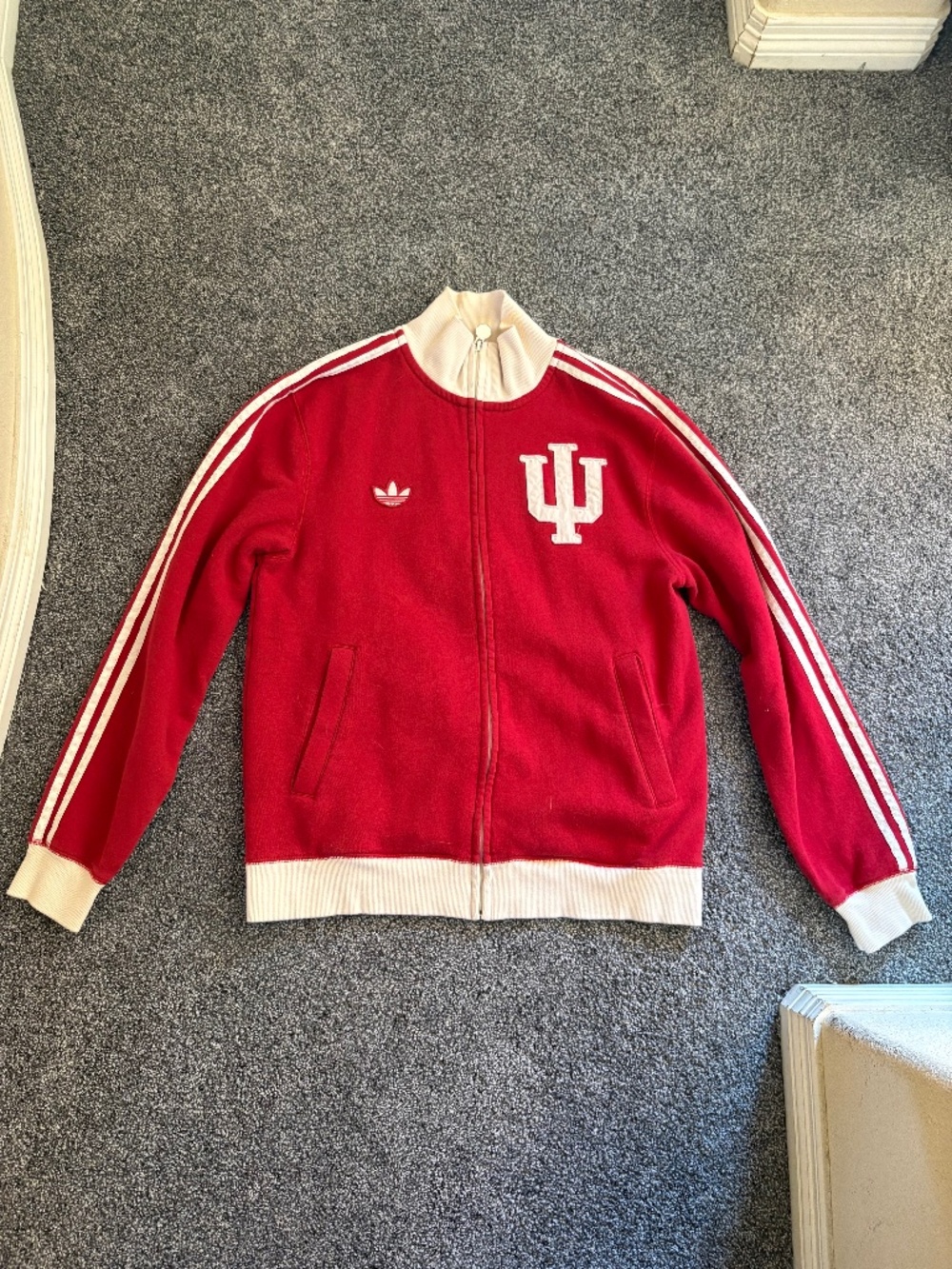 Adidas Indiana Hoosiers Men's Bomber/Varsity Jacket - Medium